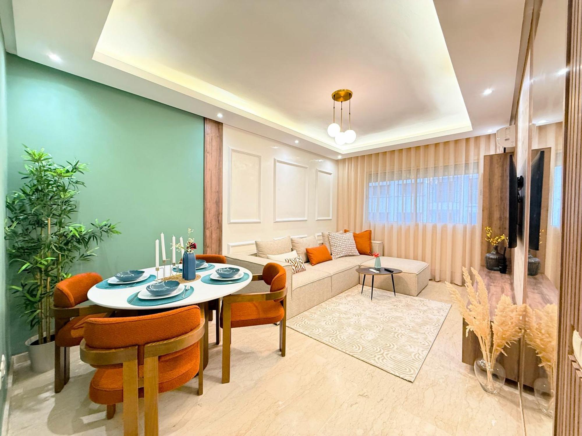Cosy Greeny 3 Bdr - Downtown Near Oasis Train And Tramway Casablanca Zewnętrze zdjęcie